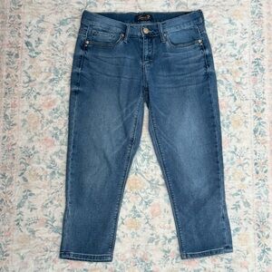 Seven7 Classic Blue Ankle Jeans